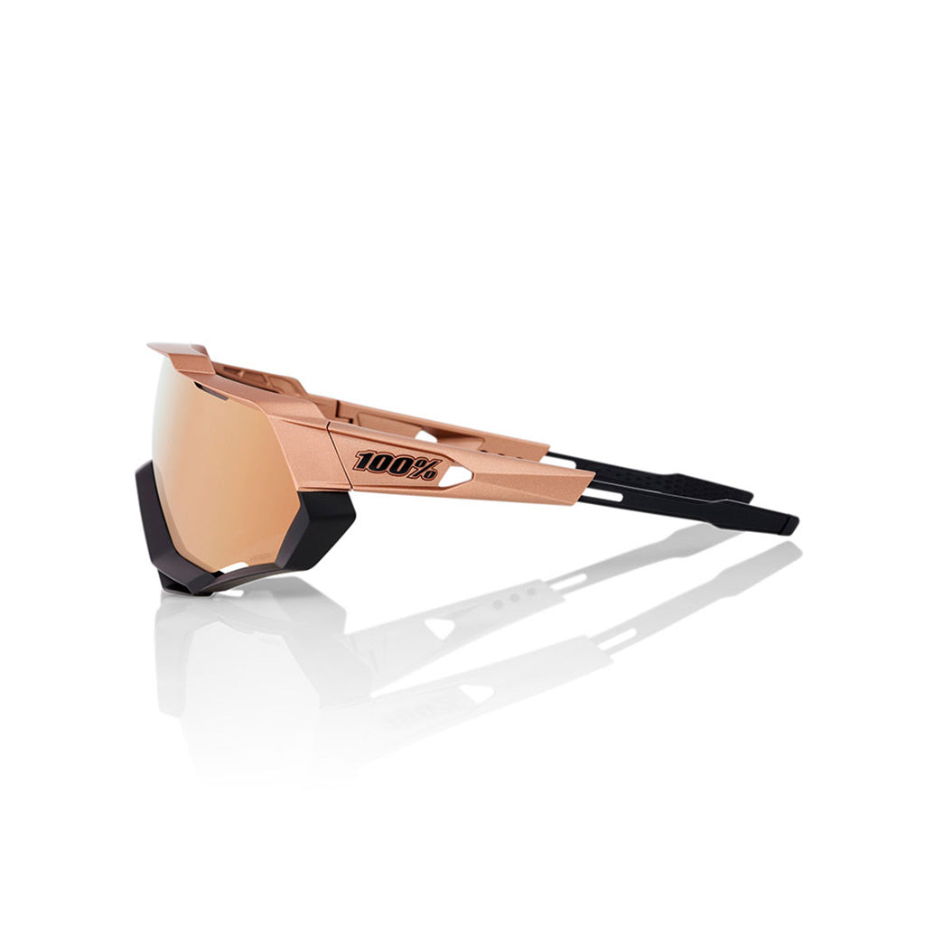 Speedtrap Solbriller i farven Matte Copper Chromium/sort set fra venstre side