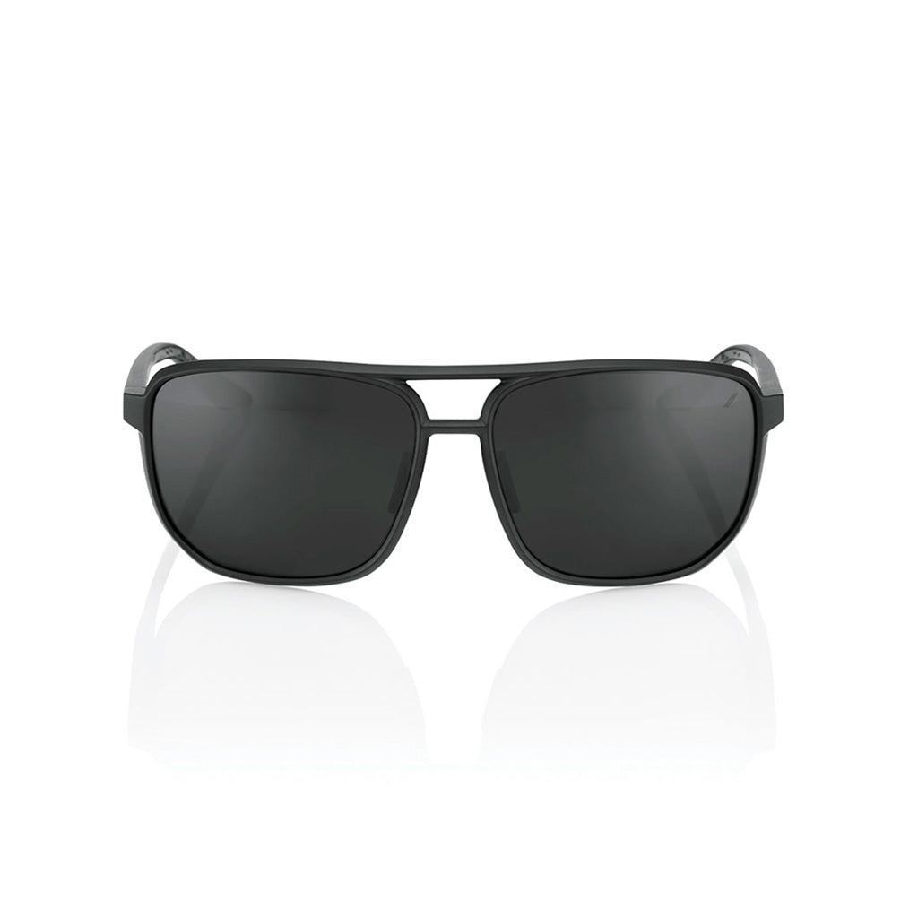 Konnor Solbriller i farven Matte sort set forfra