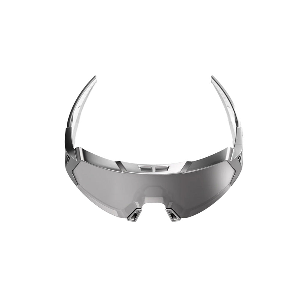 Korbin X Solbriller i farven Hiper Silver Mirror Gloss sort Chrome set oppe fra