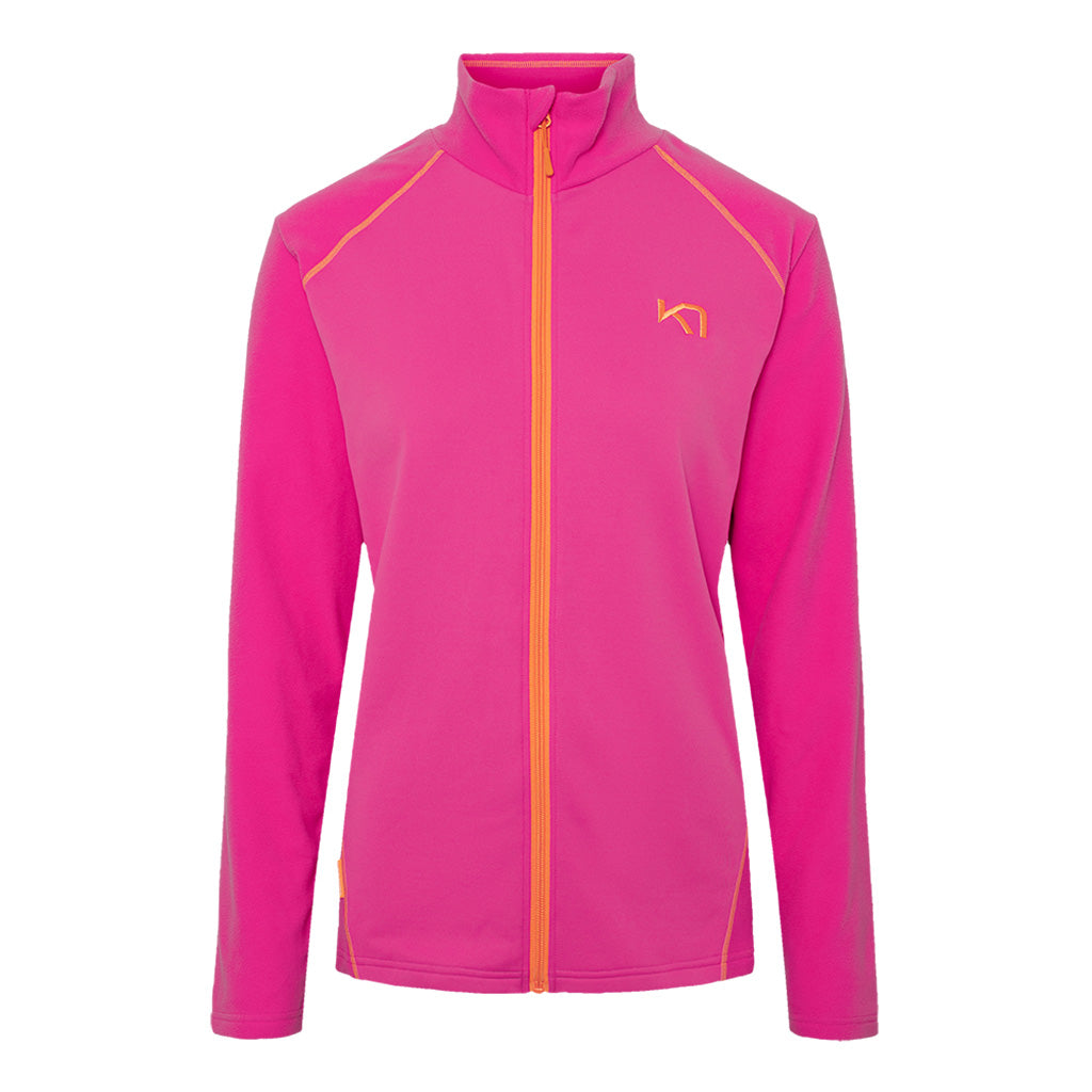 KARI F/Z FLEECE Midlayer i farven Berry