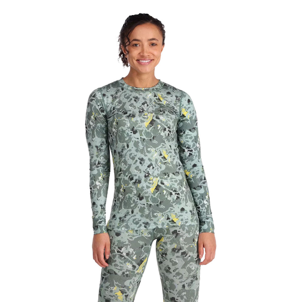 Fryd Long Sleeve Midlayer i farven Sage set forfra