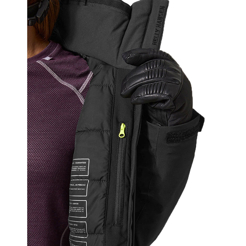 En Skijakke, Motionista Infinity i farven sort detalje