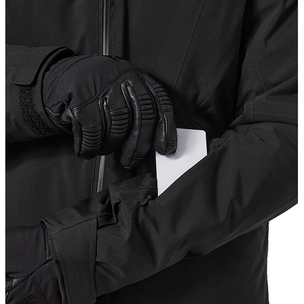 En Skijakke, Motionista Infinity i farven sort nærbillede