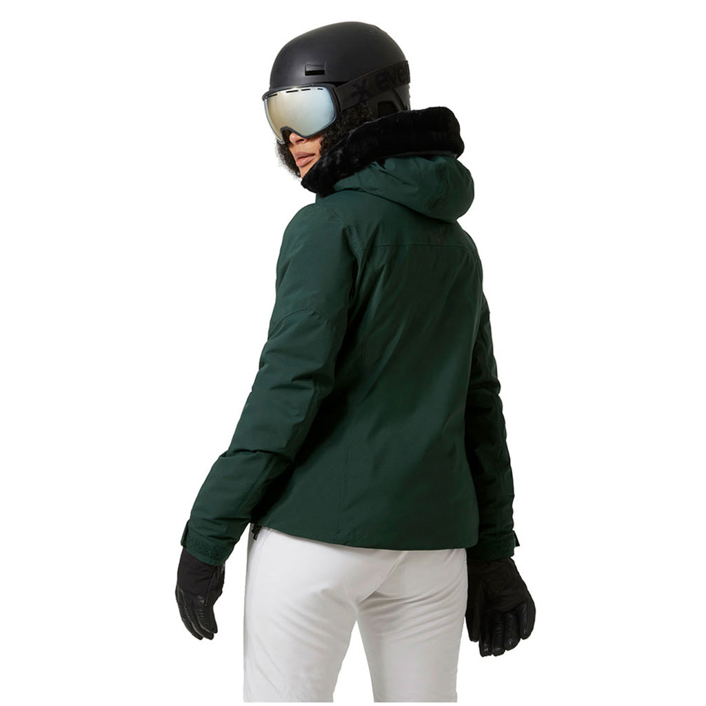En Skijakke, Valdisere 2.0 i farven Darkest Spruce set bagfra