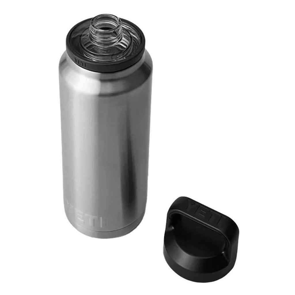 Rambler 36 Oz Bottle Chug i farven Stainless set oppe fra
