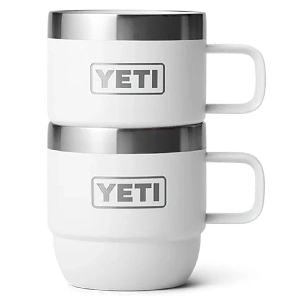 Rambler 6 Oz Mug 2Pk i farven hvid set fra venstre side