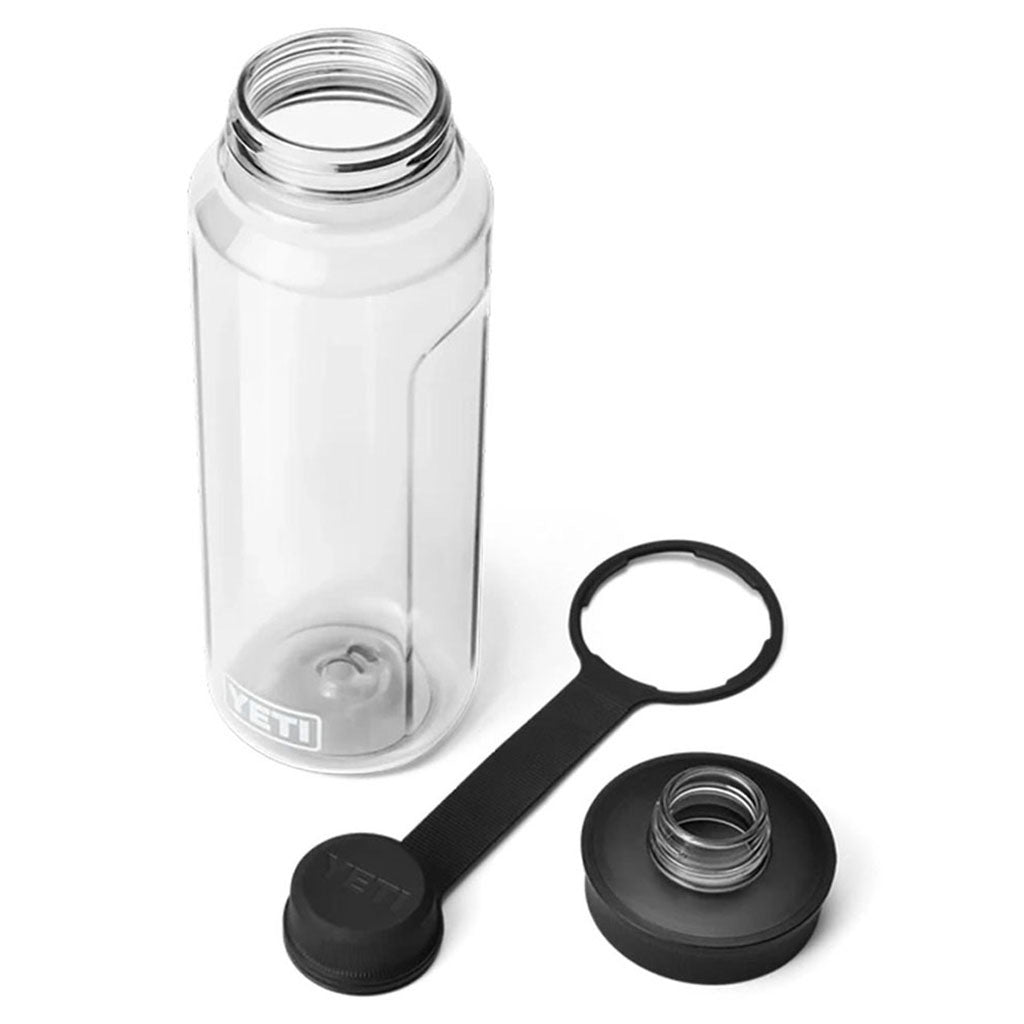 Yonder 1LTether Bottle i farven Clear set fra en skrå vinkel