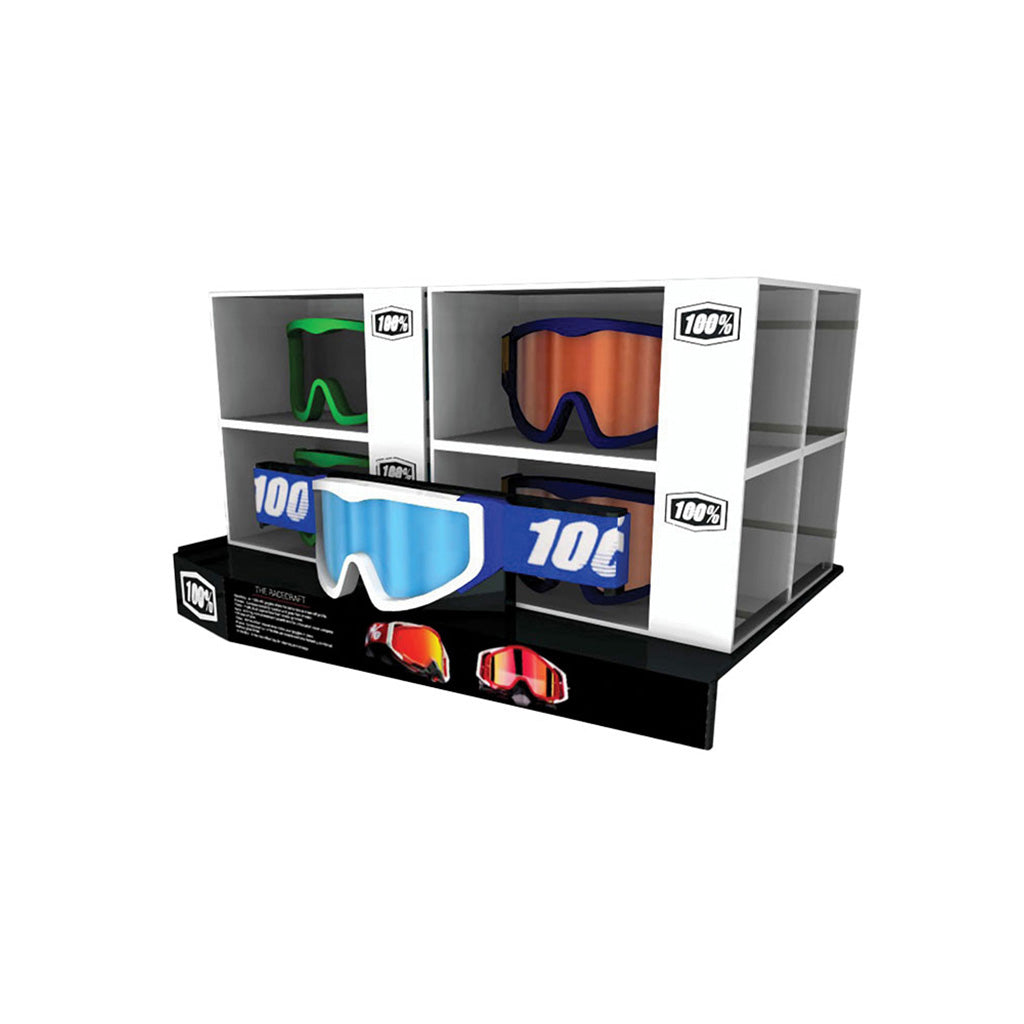 Slatwall Display Fixture Goggle Shelf (X2)