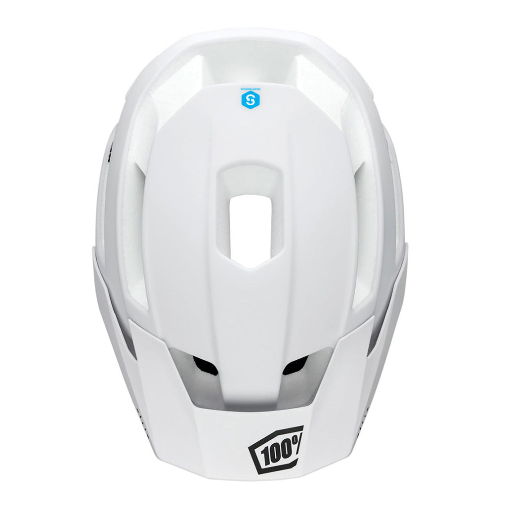 En Bike Helmet, Altis Cpsc/Ce i farven hvid set oppe fra