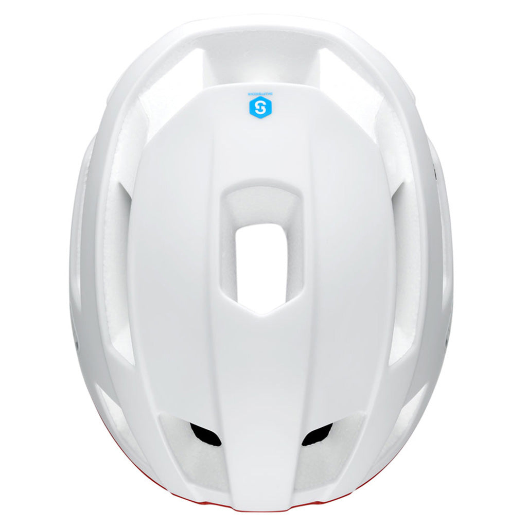 En Bike Helmet, Altis Gravel Cpsc/Ce i farven hvid set oppe fra