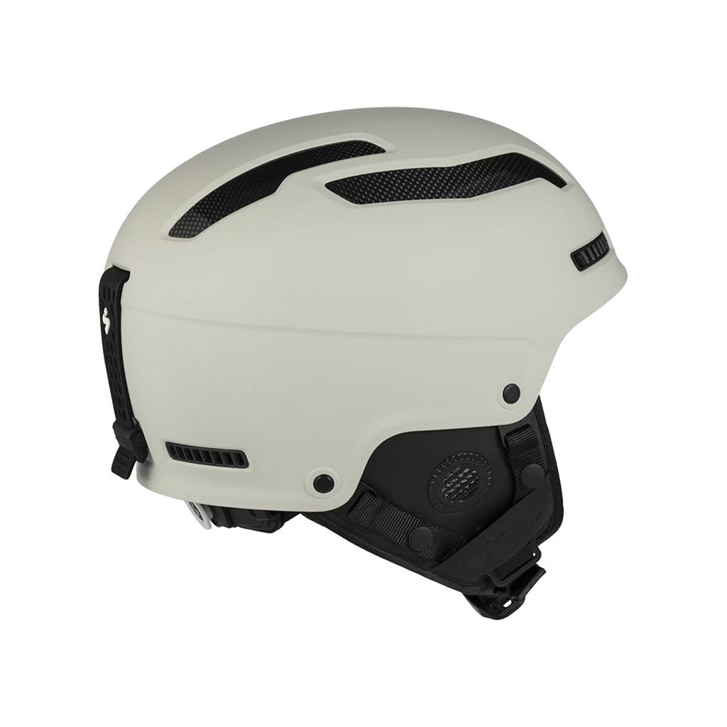 En Skihjelm, Trooper 2Vi MIPS i farven Matte Bronco hvid set fra venstre side