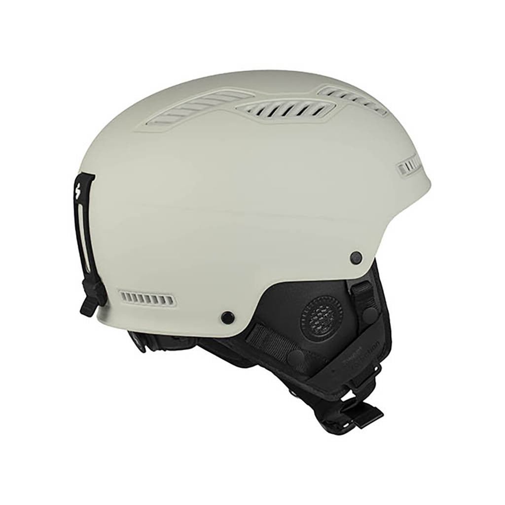 En Skihjelm, Igniter 2Vi MIPS i farven Matte Bronco hvid set fra venstre side