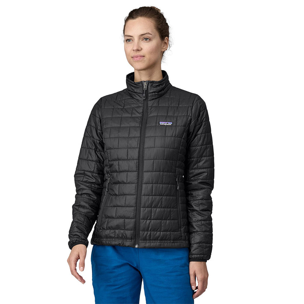 Nano Puff Midlayer i farven sort set forfra