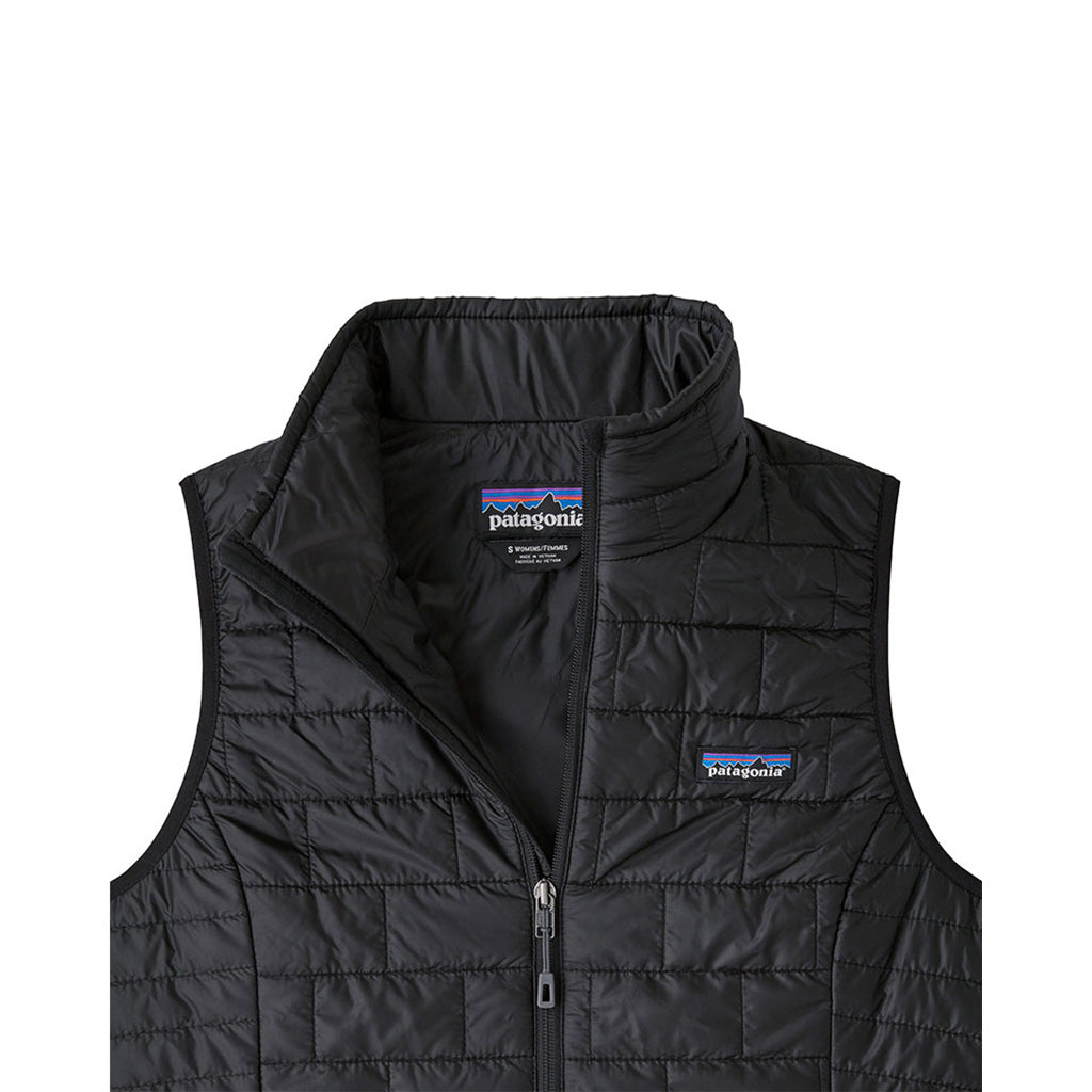 Nano Puff Vest Midlayer i farven sort set forfra