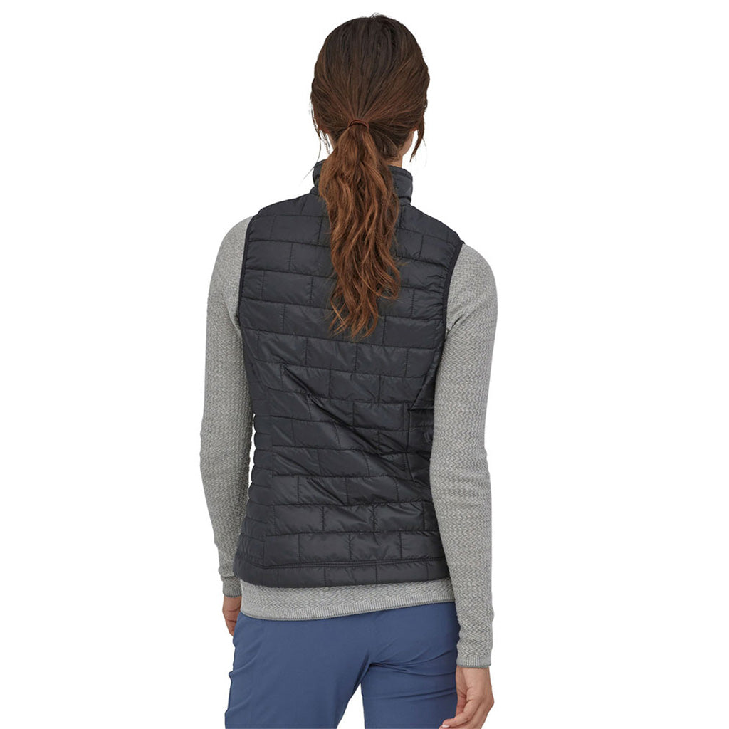 Nano Puff Vest Midlayer i farven sort set bagfra
