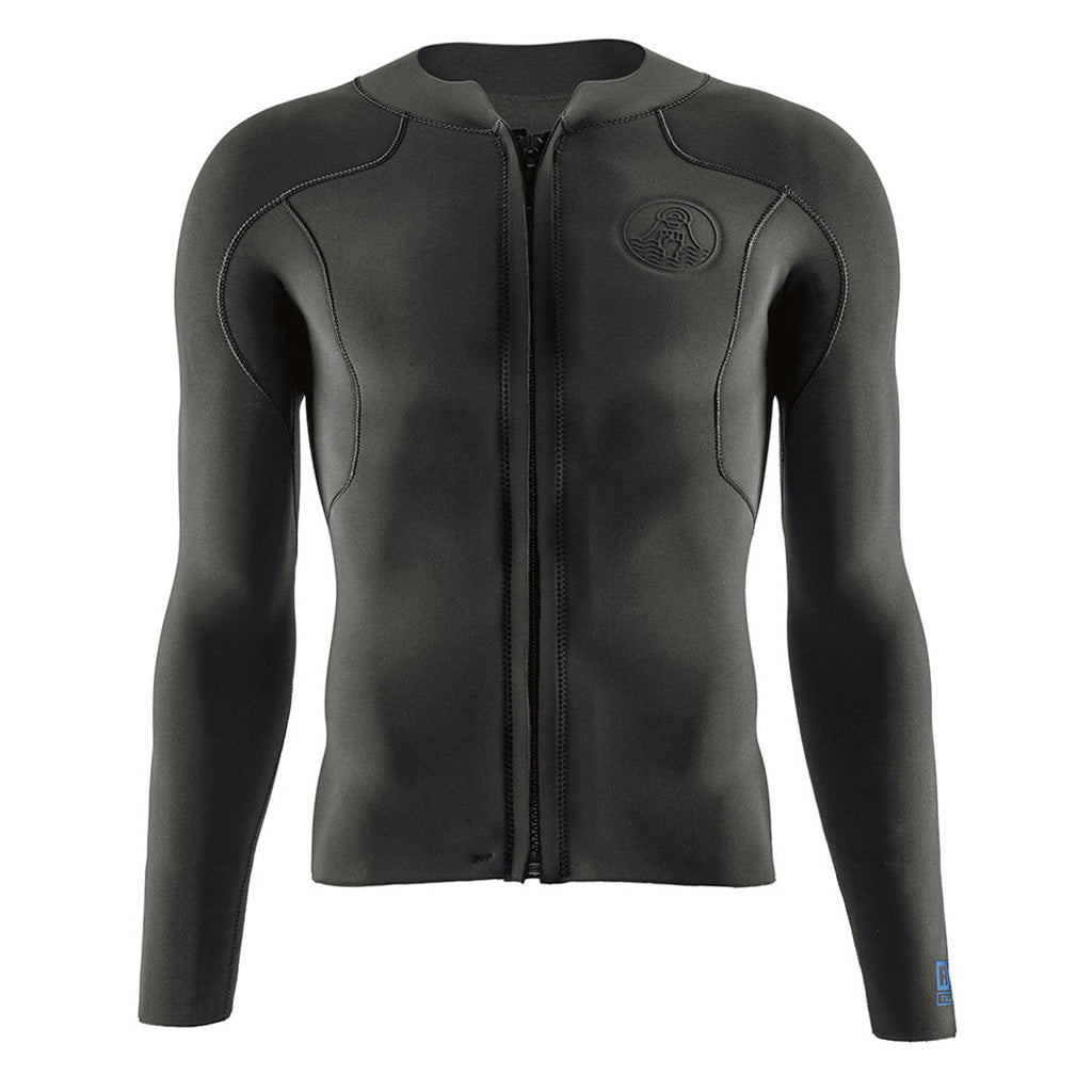 En Våddragt, R1 Lite Yulex FZ L/S Top i farven sort