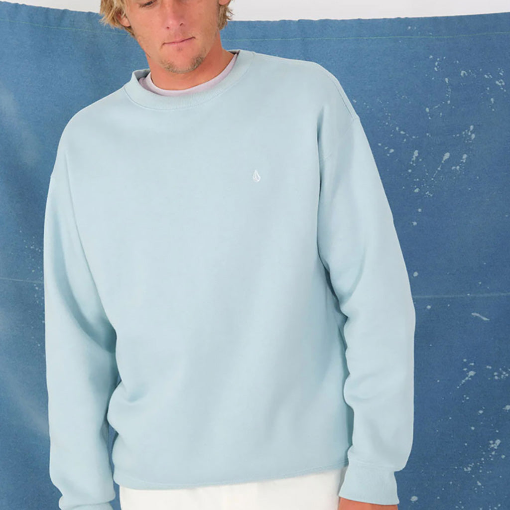 Crew Fleece Single Stone Crew Midlayer i farven set forfra