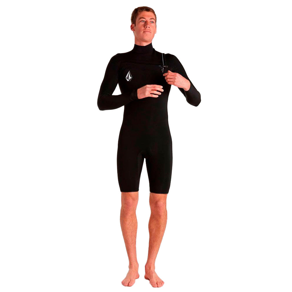 En Våddragt, 2/2mm L/S Springsuit i farven sort