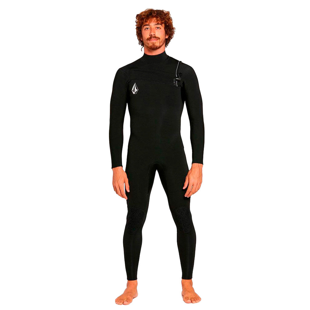 En Våddragt, 3/2mm Chest Zip Fullsuit i farven sort