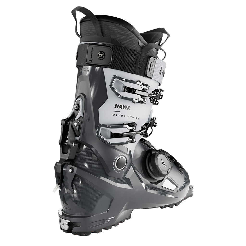 Hawx Ultra XTD 95 BOA Skistøvler i farven Strm/Ivr set fra en skrå vinkel
