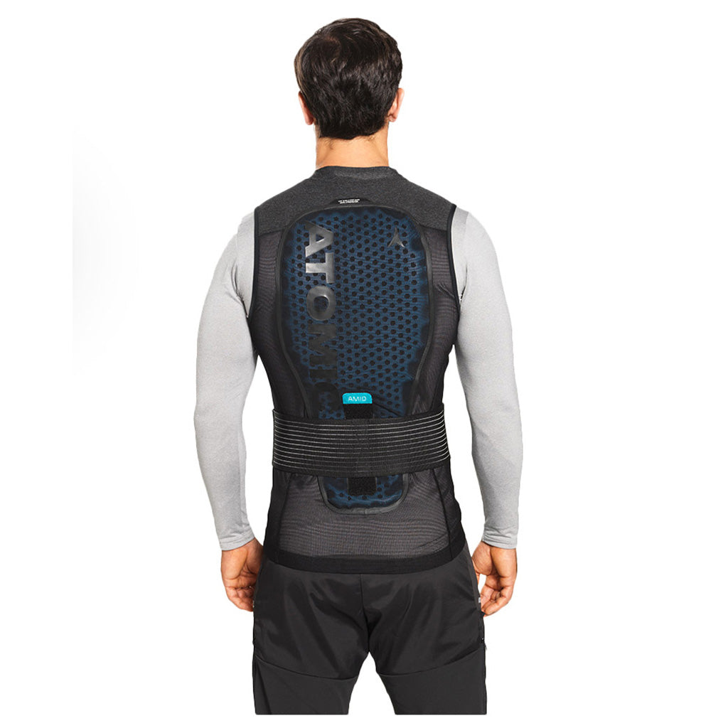 Rygskjold, Live Shield Vest Amid M i farven All sort set bagfra