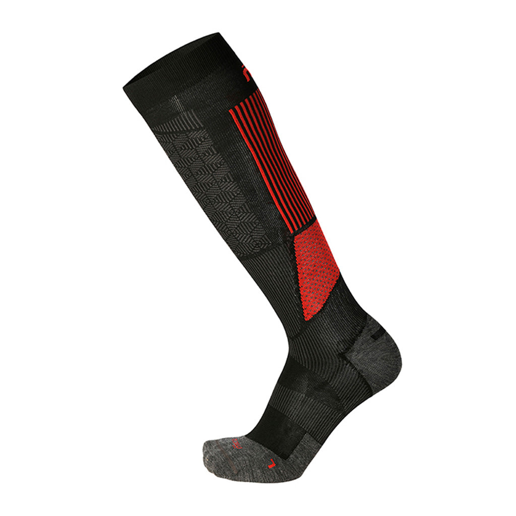 Calza Ski Light Weight M1 Skisokker i farven Nero/Rosso