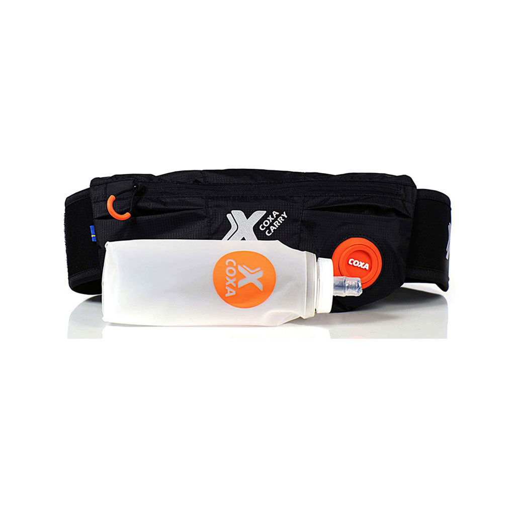 Coxa Wm1 Waistbelt With Softflask 650Ml i farven sort set forfra