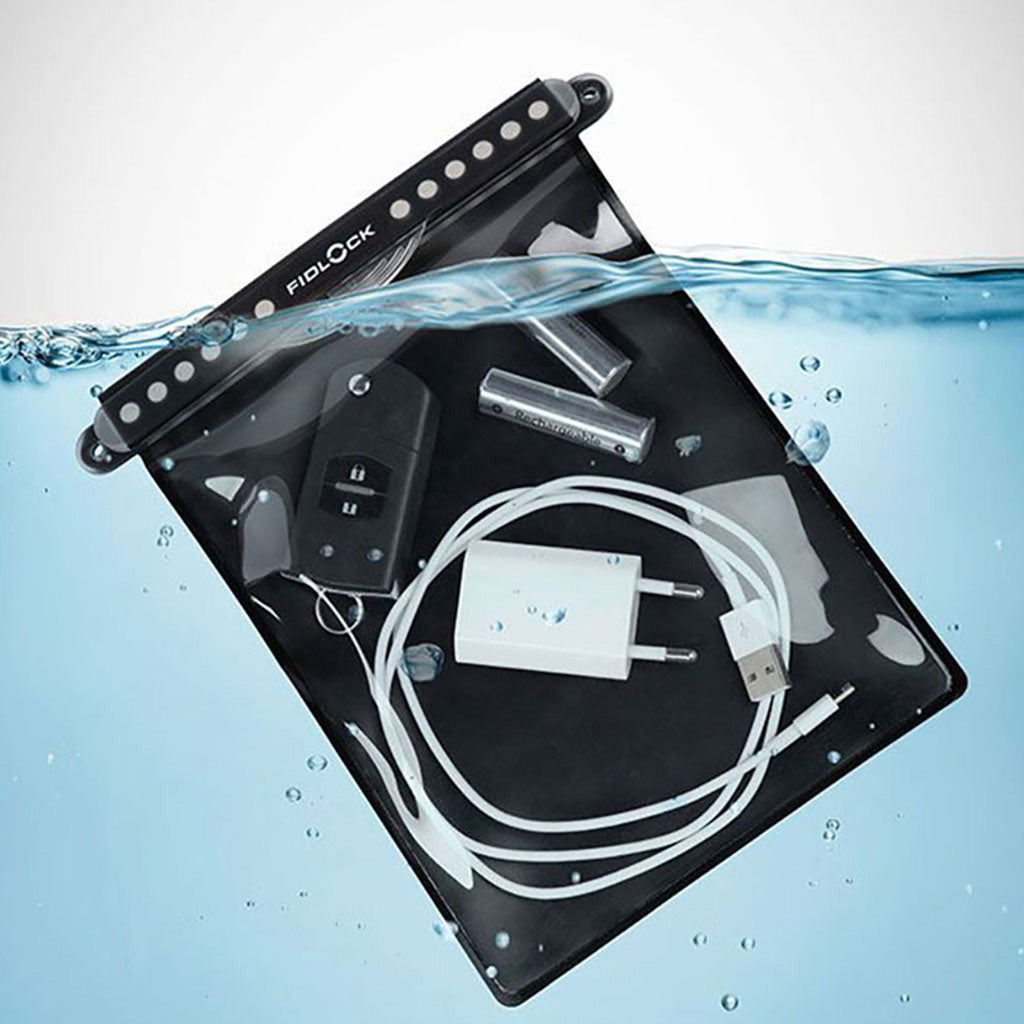 Dry Bag Maxi i farven Transparent / sort perspektiv