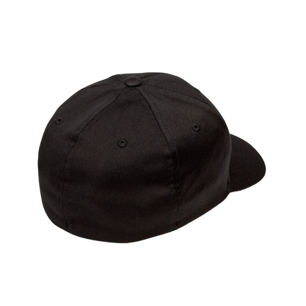 En Beanie, Full Stone Flexfit Hat i farven sort set bagfra