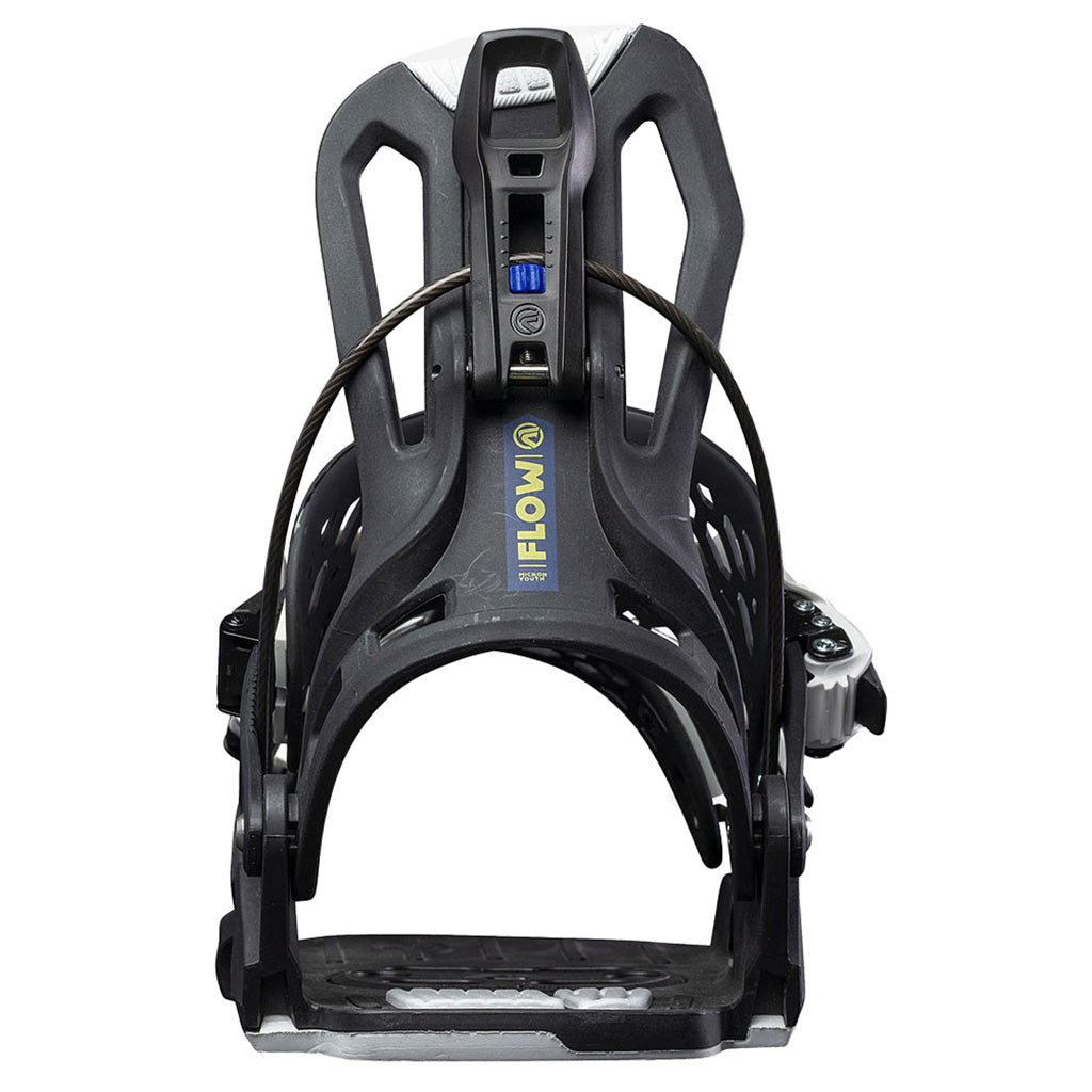 Snowboardbinding, Micron Youth i farven sort highback view
