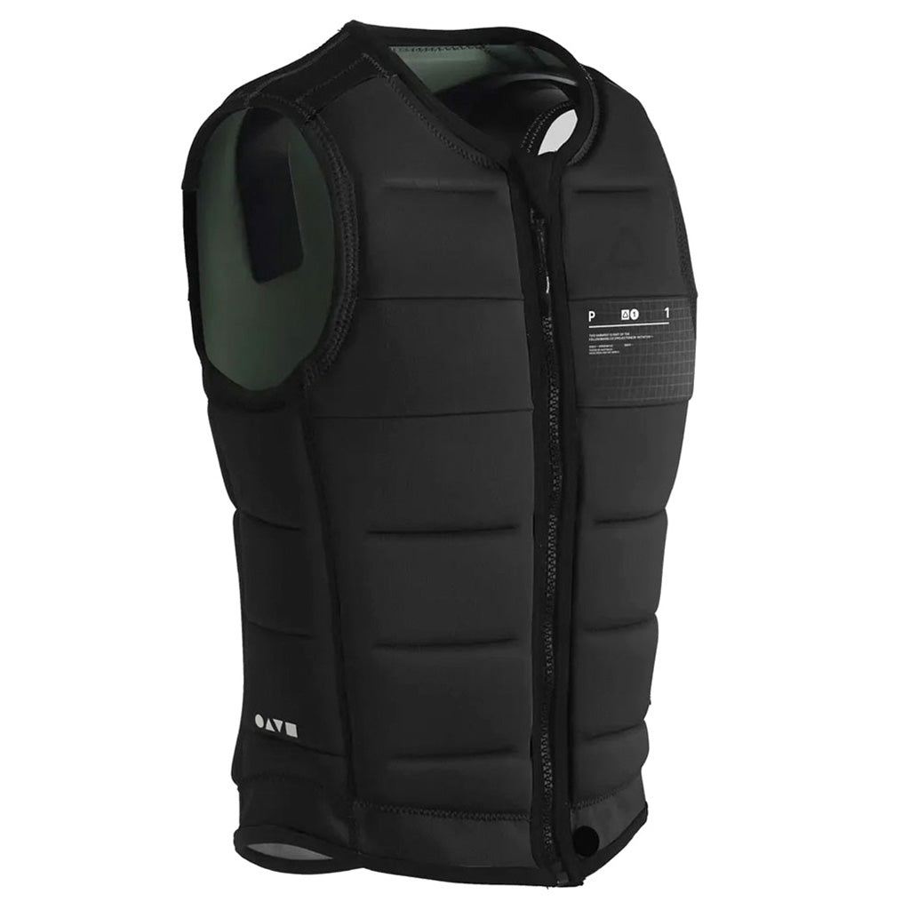 En Svømmevest, Project One i farven sort set fra en skrå vinkel