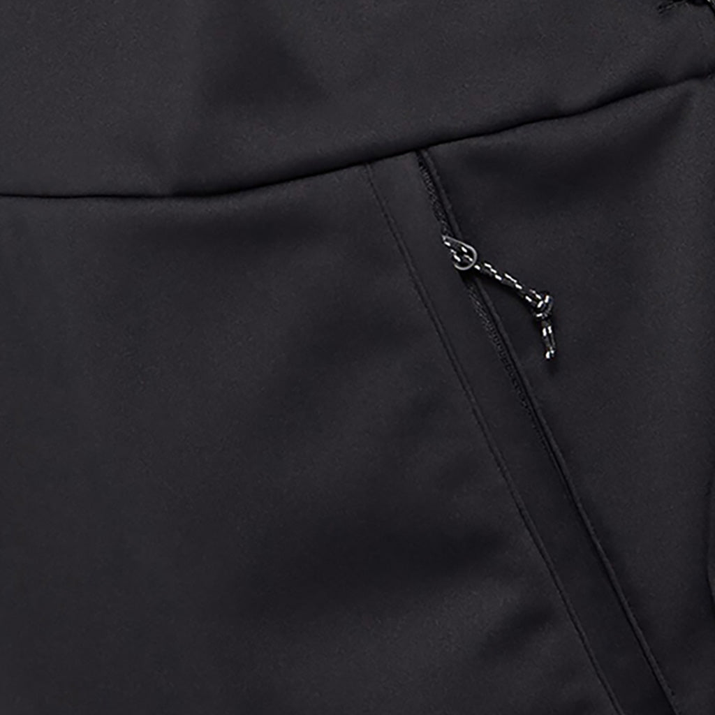 Park RC Softshell Hoodie i farven sortout detalje