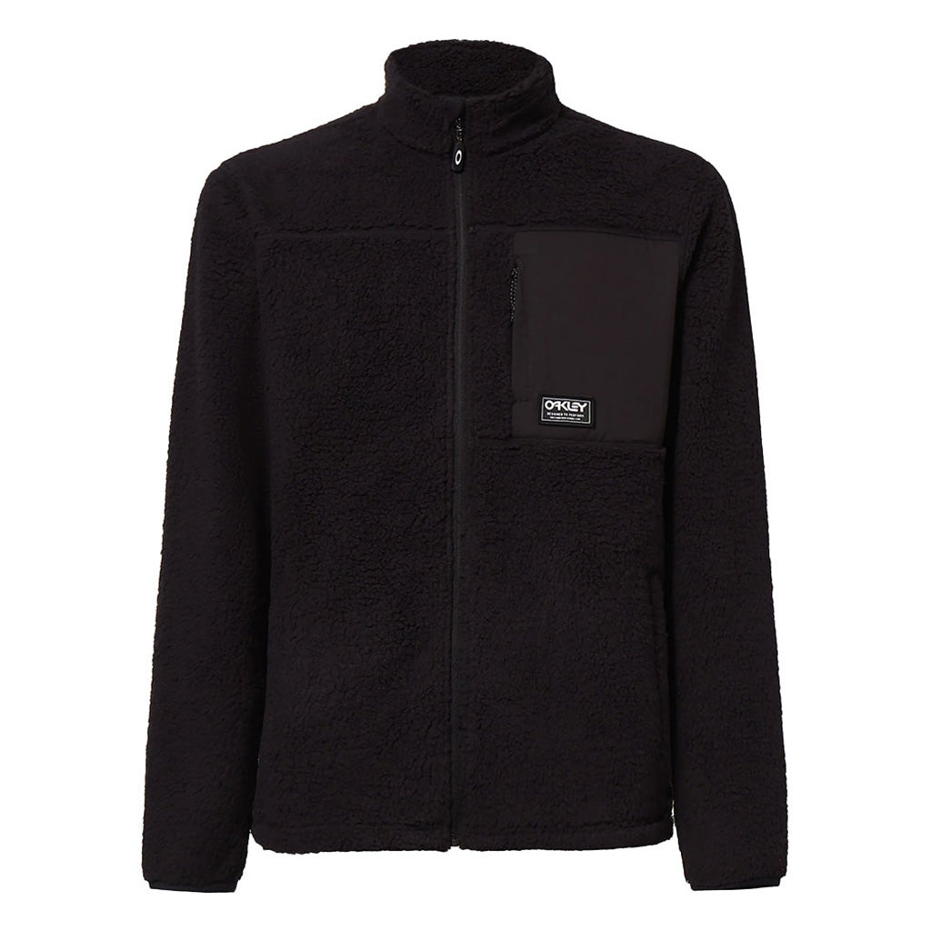 En Fleece, Mountain Fire Sherpa i farven sortout