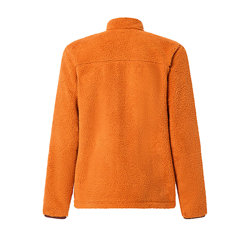 En Fleece, Mountain Fire Sherpa i farven Fern Norway Pattern set bagfra