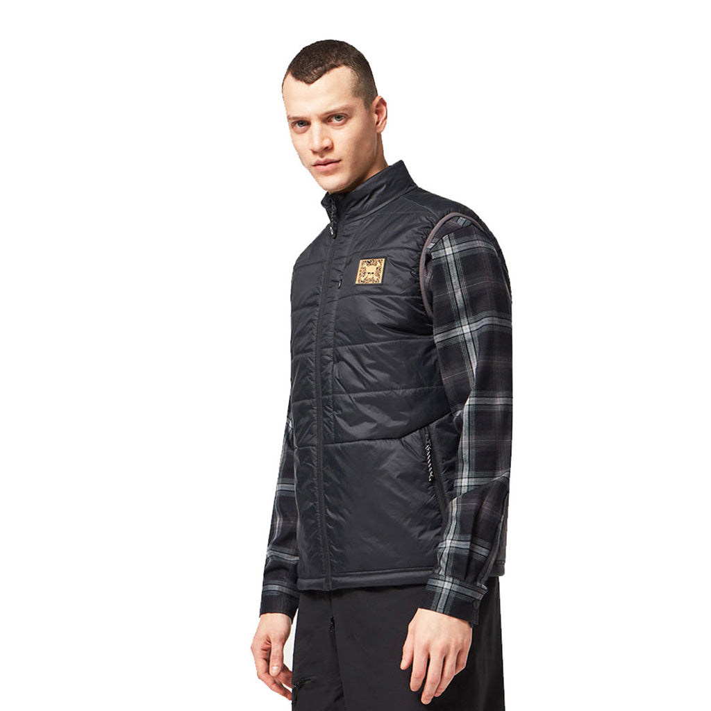 En Vest, Tc Skull Puffy Vest i farven sortout set fra venstre side