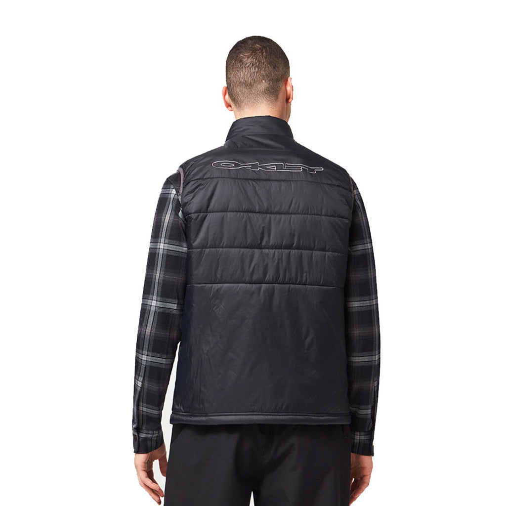 En Vest, Tc Skull Puffy Vest i farven sortout set bagfra