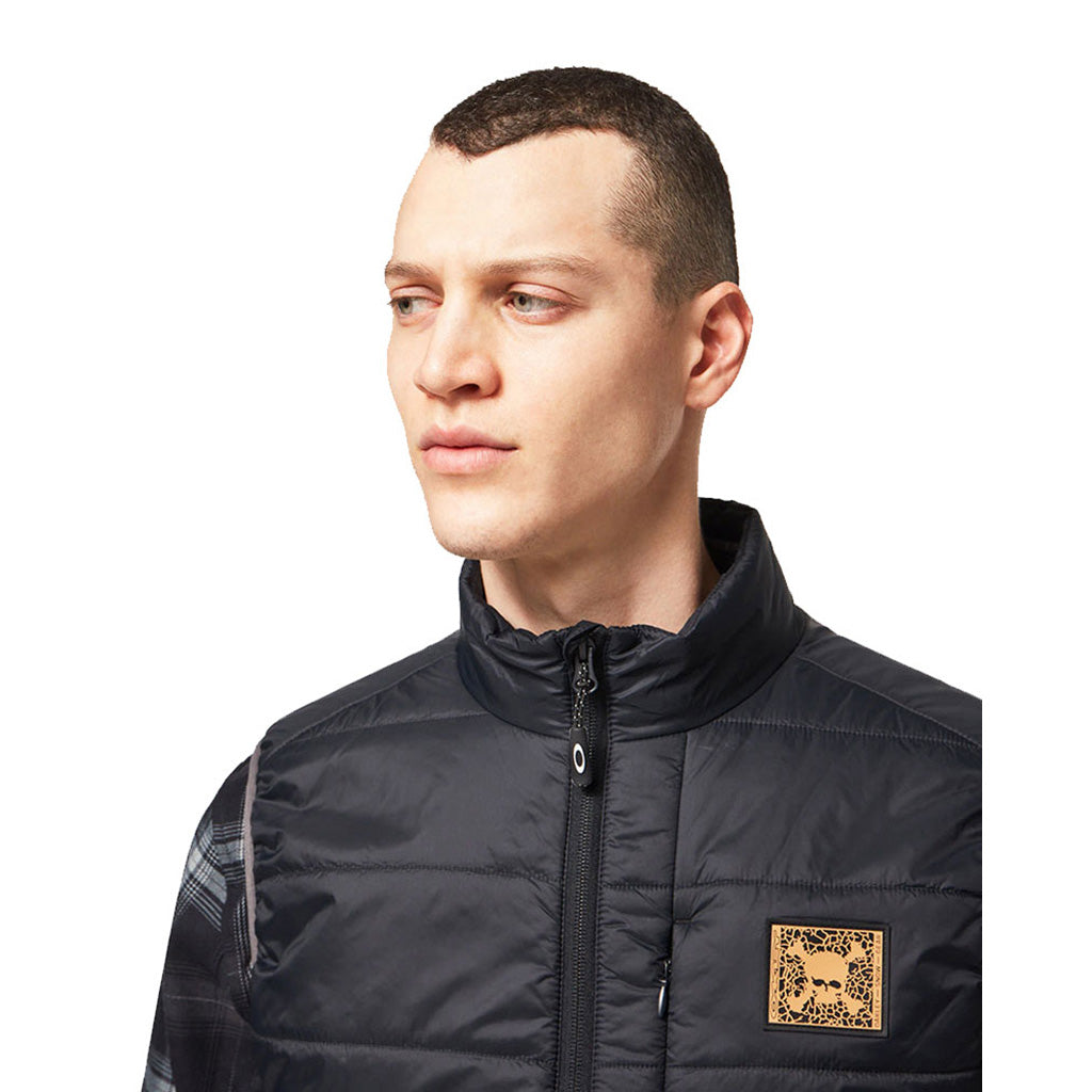 En Vest, Tc Skull Puffy Vest i farven sortout set fra skrå vinkel