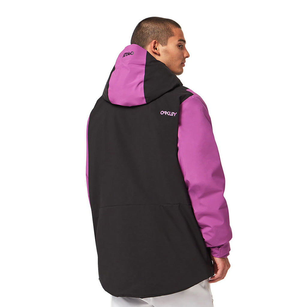 En Anorak, TNP TBT Insulated i farven sortout/Ultra lilla set bagfra