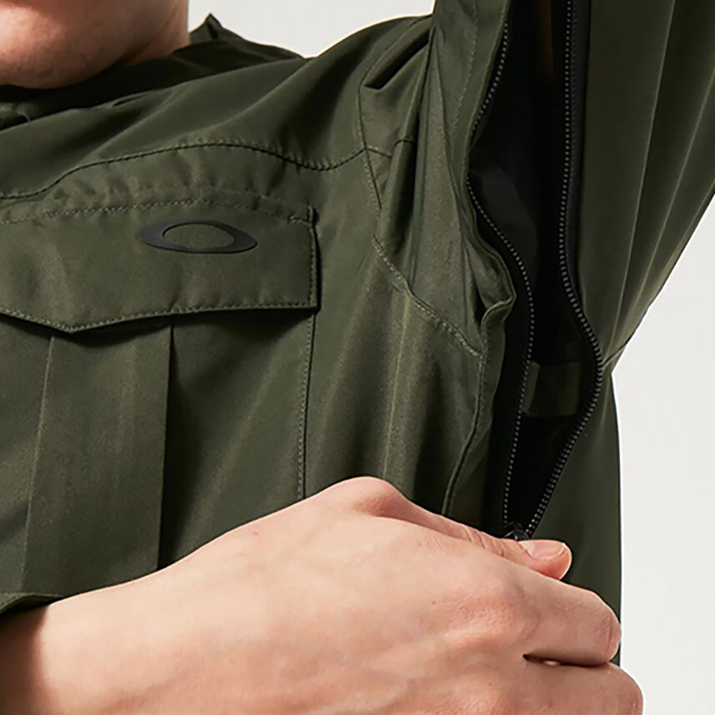 En Skijakke, Core Div. RC Insulated i farven New Dark Brush nærbillede