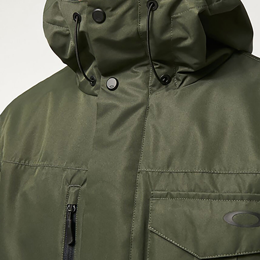 En Skijakke, Core Div. RC Insulated i farven New Dark Brush nærbillede