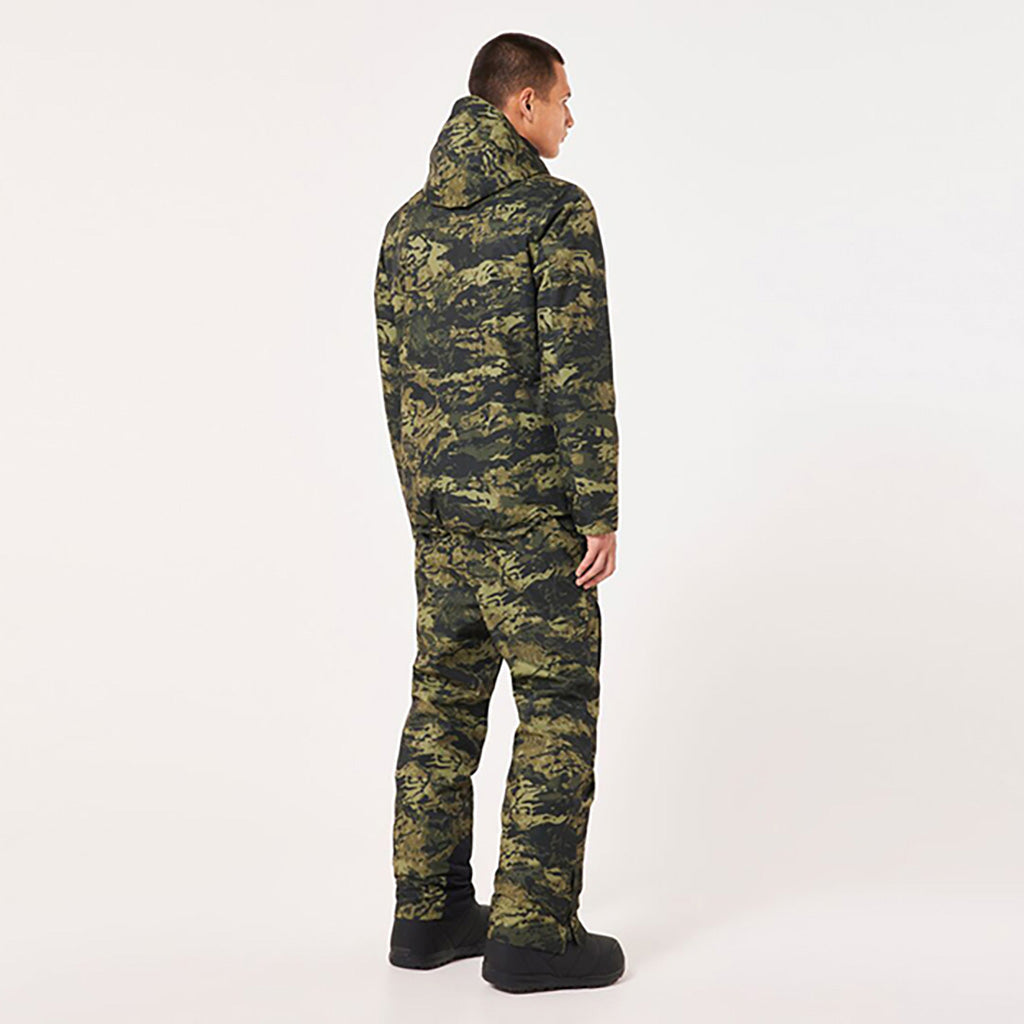 En Skijakke, Core Div. RC Insulated i farven Tiger Camo grøn set bagfra