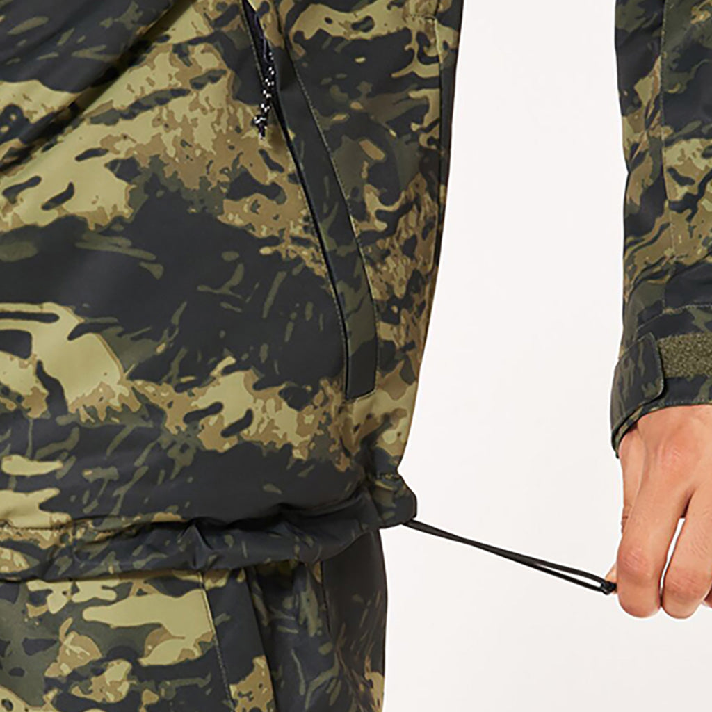 En Skijakke, Core Div. RC Insulated i farven Tiger Camo grøn detalje