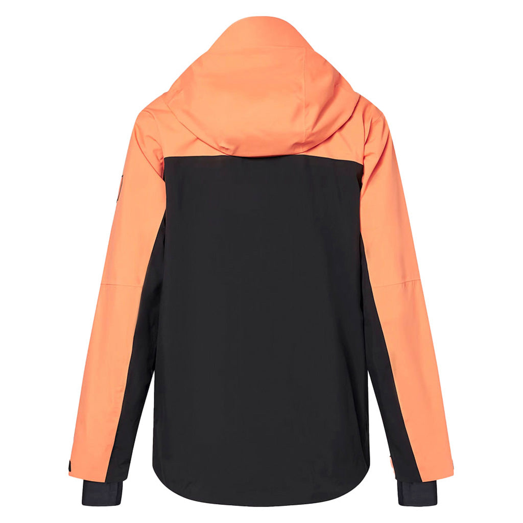 En Skijakke, TC Skull røduct Shell i farven sortout set bagfra