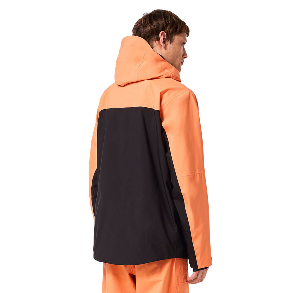 En Skijakke, TC Skull røduct Shell i farven sortout set bagfra