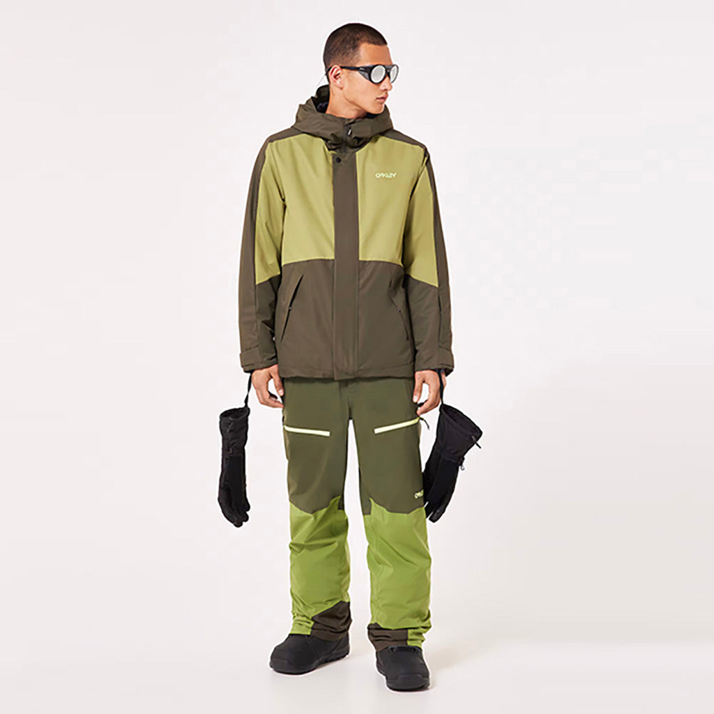 TNP Lined Shell 2.0 Skibukser i farven New Dark Brush/Fern set forfra