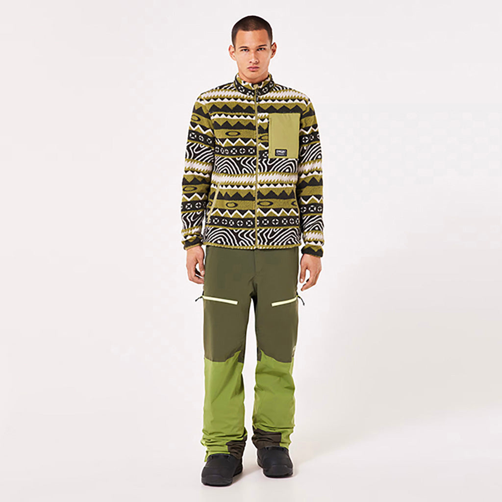 TNP Lined Shell 2.0 Skibukser i farven New Dark Brush/Fern set forfra