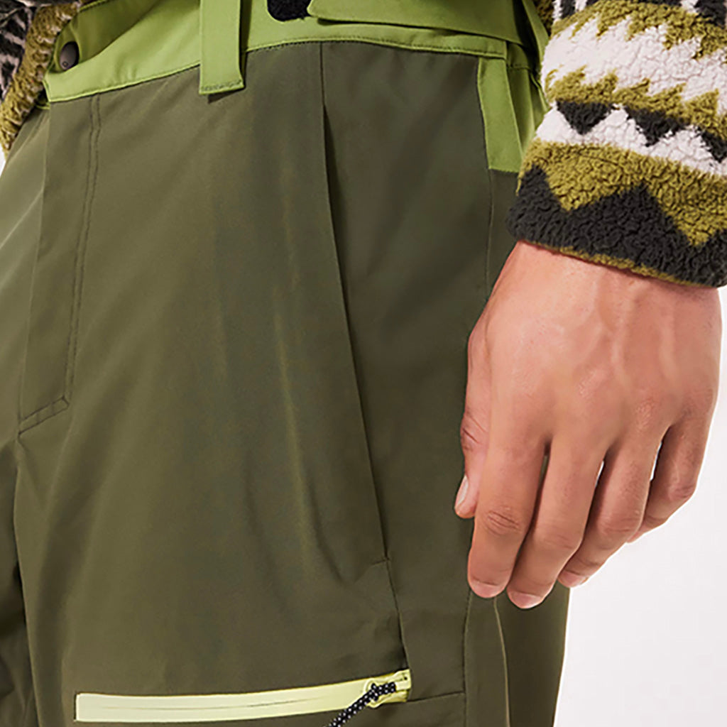 TNP Lined Shell 2.0 Skibukser i farven New Dark Brush/Fern nærbillede