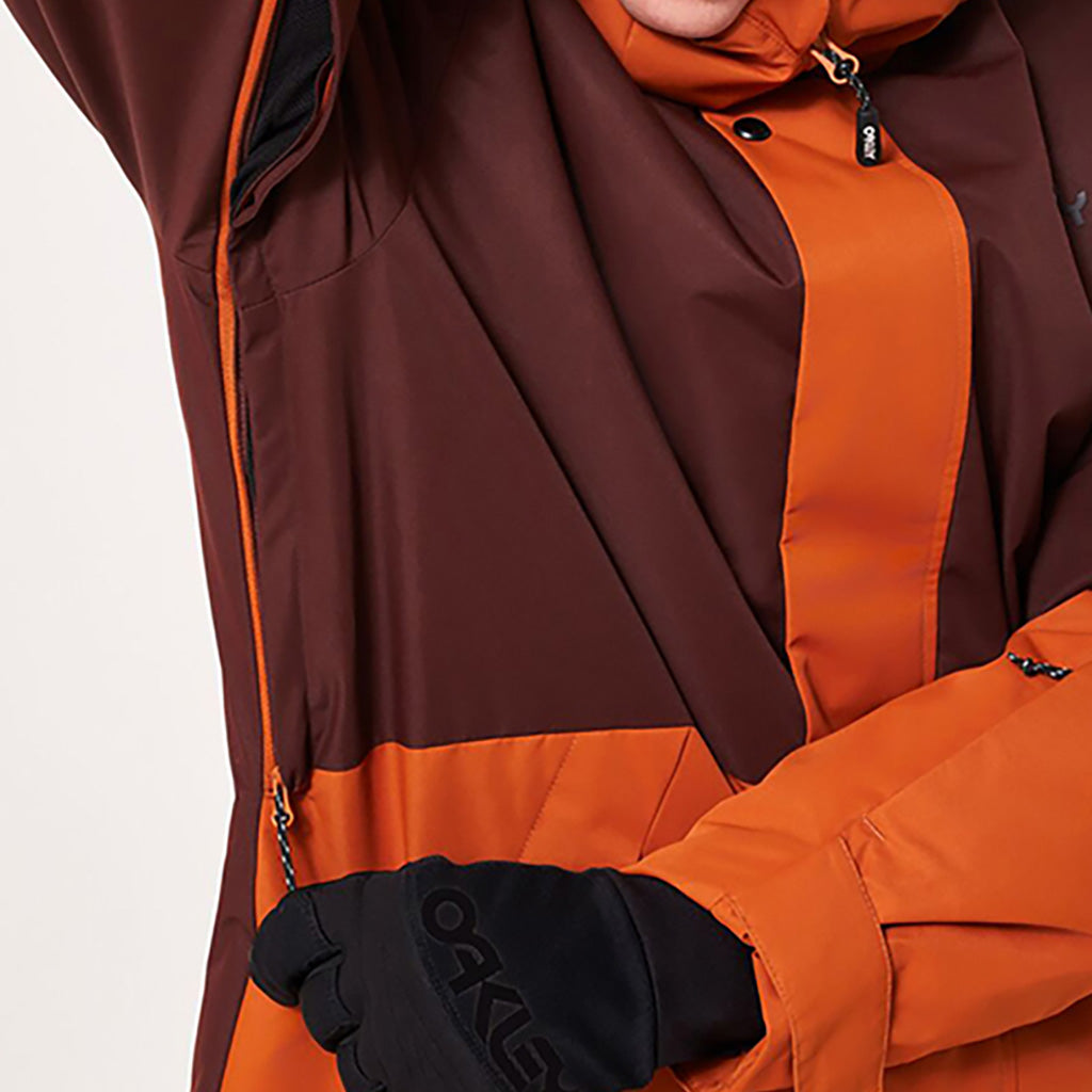 En Skijakke, Range RC 2.0 i farven Ginger nærbillede