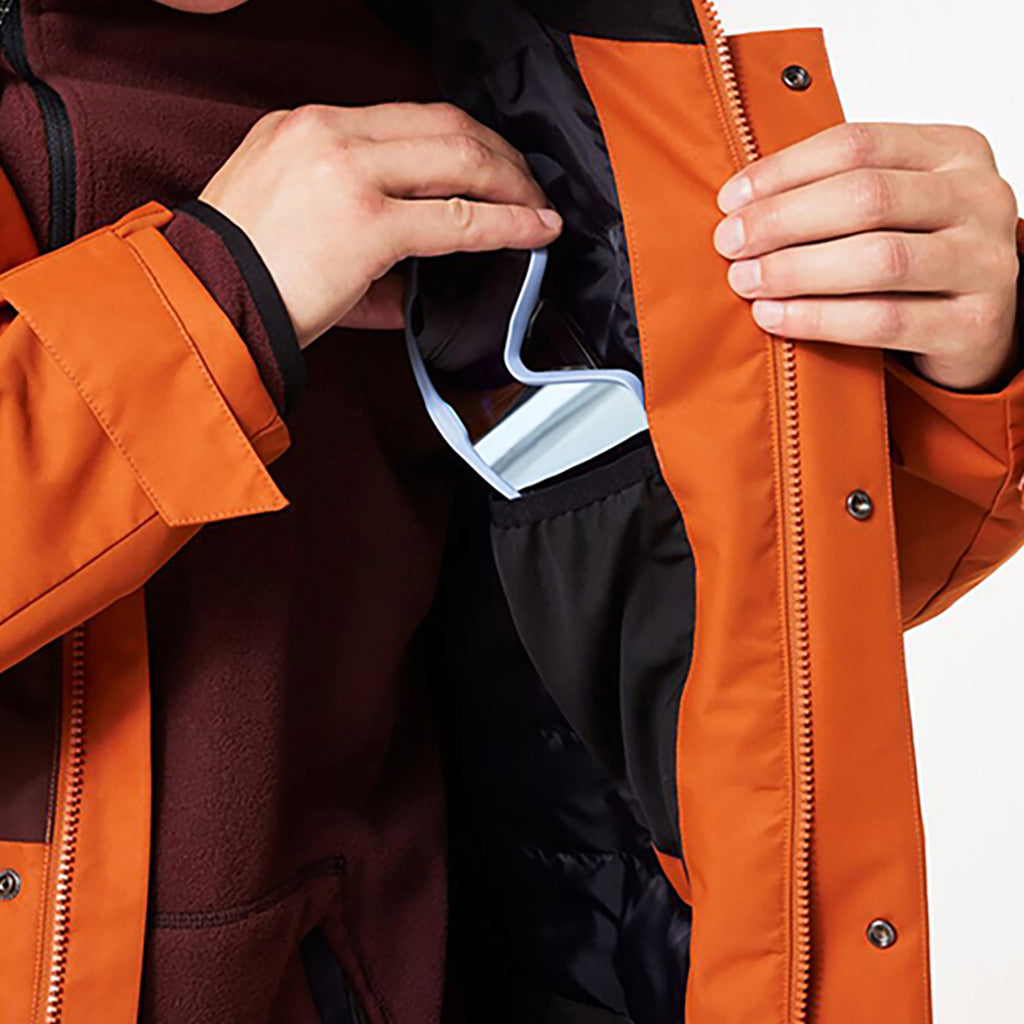 En Skijakke, Range RC 2.0 i farven Ginger nærbillede