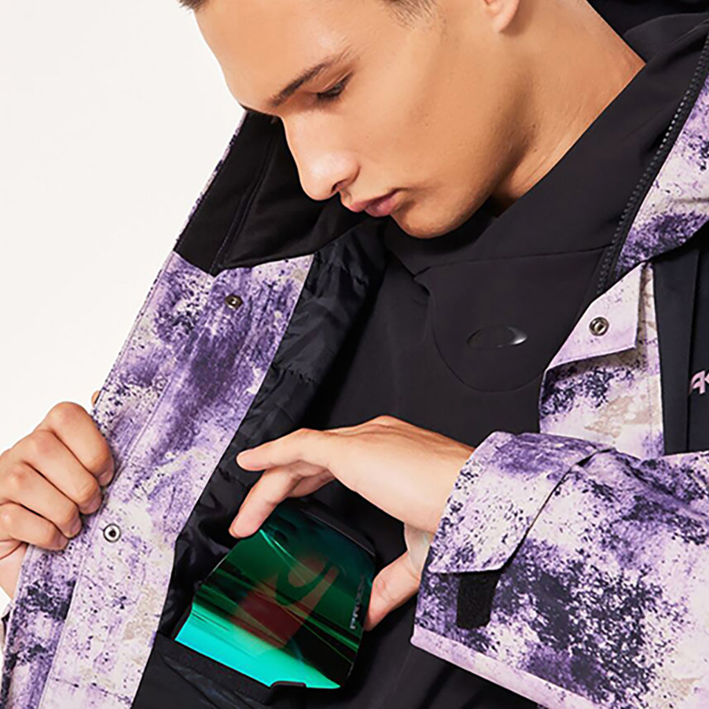 En Skijakke, Range RC 2.0 i farven Oxidation Print Lilac nærbillede